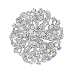 AB Crystal Brooch - AB -26
