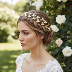 ATHENA COLLECTION - VINE OF PEARLS - HP228 GOLD