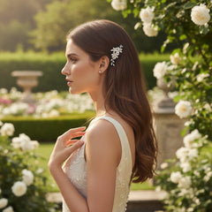ATHENA COLLECTION - CRYSTAL FLOWER CLIP - CLIP780