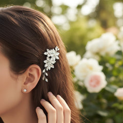 ATHENA COLLECTION - CRYSTAL FLOWER CLIP - CLIP780