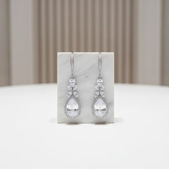CUBIC ZIRCONIA COLLECTION - CRYSTAL SPARKLE EARRINGS - CZER479