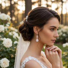 CUBIC ZIRCONIA COLLECTION - CRYSTAL SPARKLE EARRINGS - CZER479