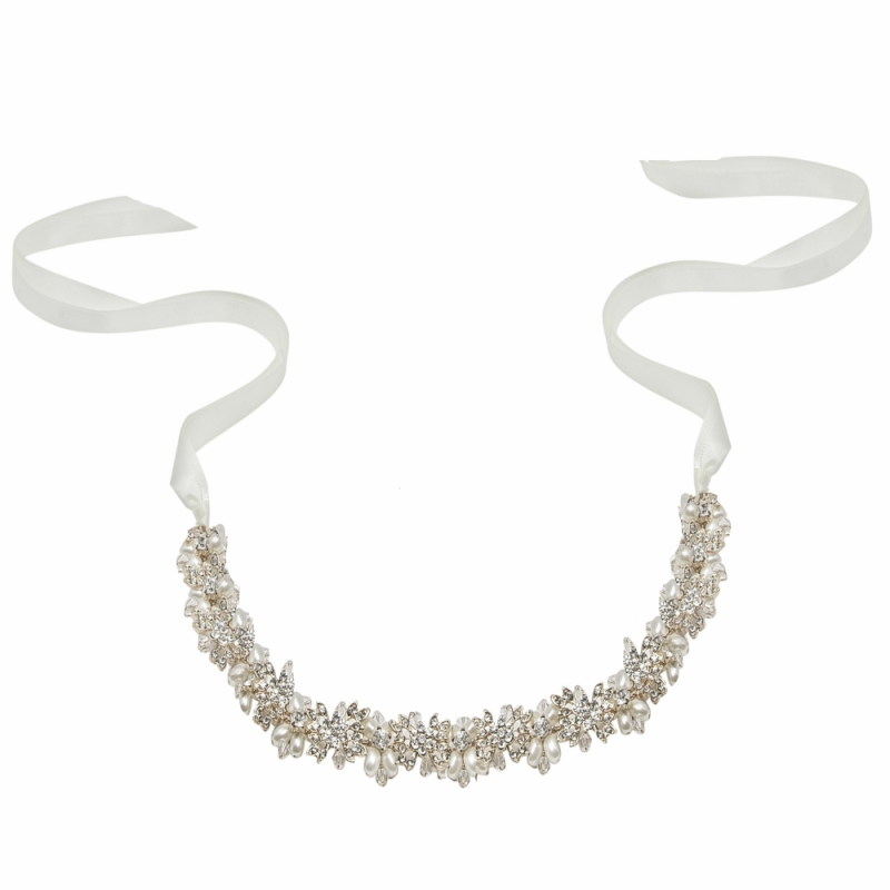 ATHENA COLLECTION - EVA CHIC HAIR VINE - HP159 - SILVER