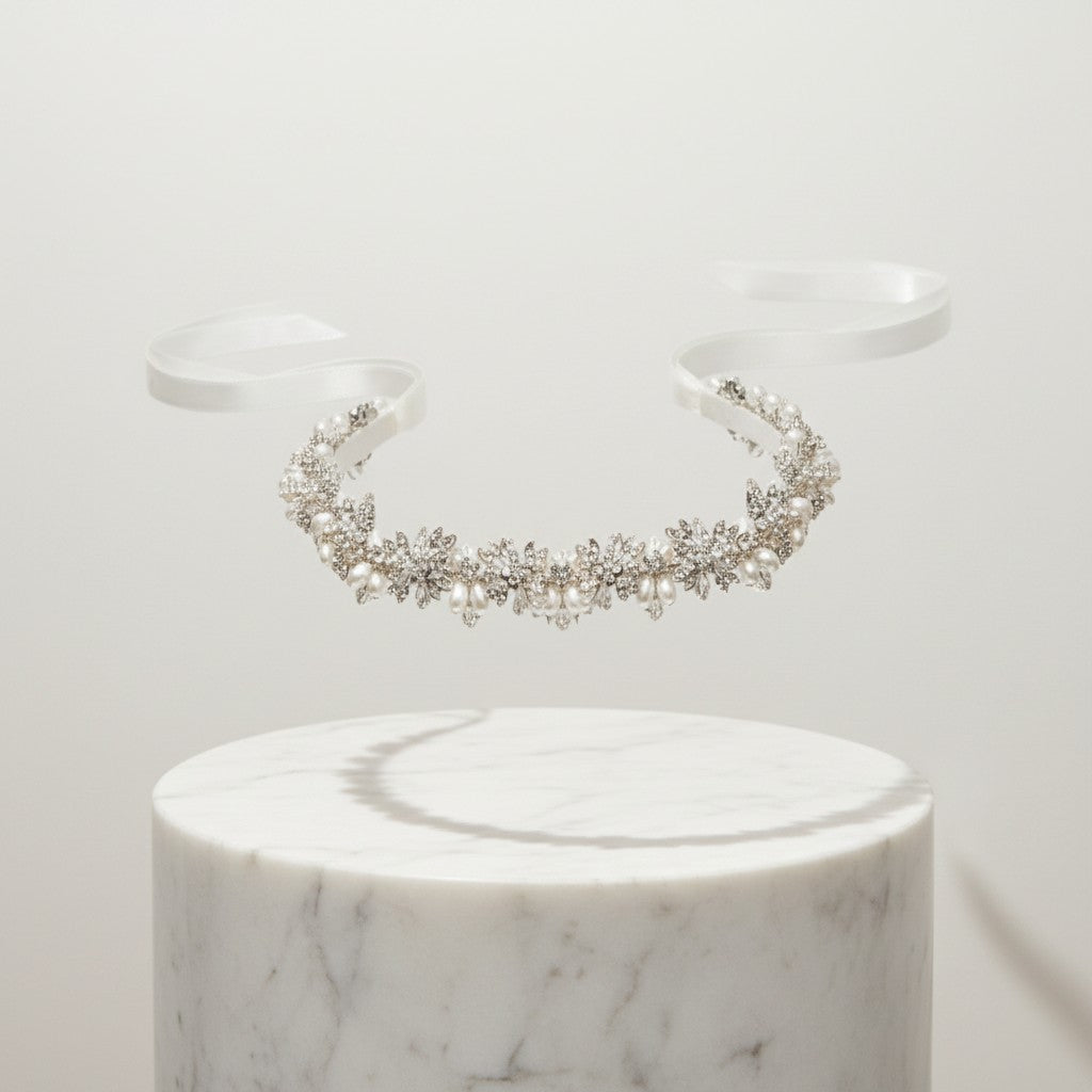ATHENA COLLECTION - EVA CHIC HAIR VINE - HP159 - SILVER