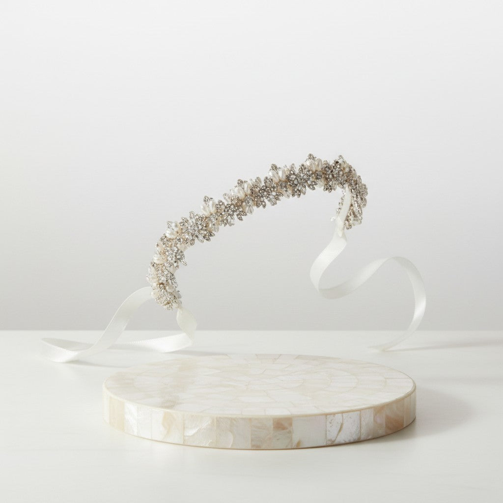 ATHENA COLLECTION - EVA CHIC HAIR VINE - HP159 - SILVER