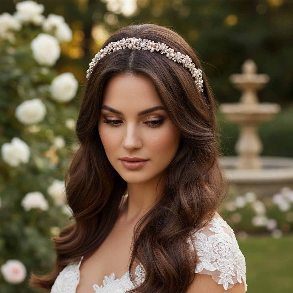 ATHENA COLLECTION - EVA CHIC HAIR VINE - HP159 - SILVER