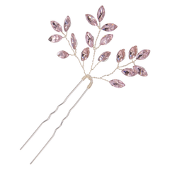 ATHENA COLLECTION - GLITZY GLAM HAIR PINS - BLUSH PINK (HP40)