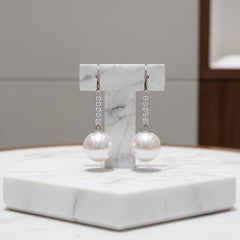 CUBIC ZIRCONIA COLLECTION  - DAINTY SPARKLE - CZER484 SILVER