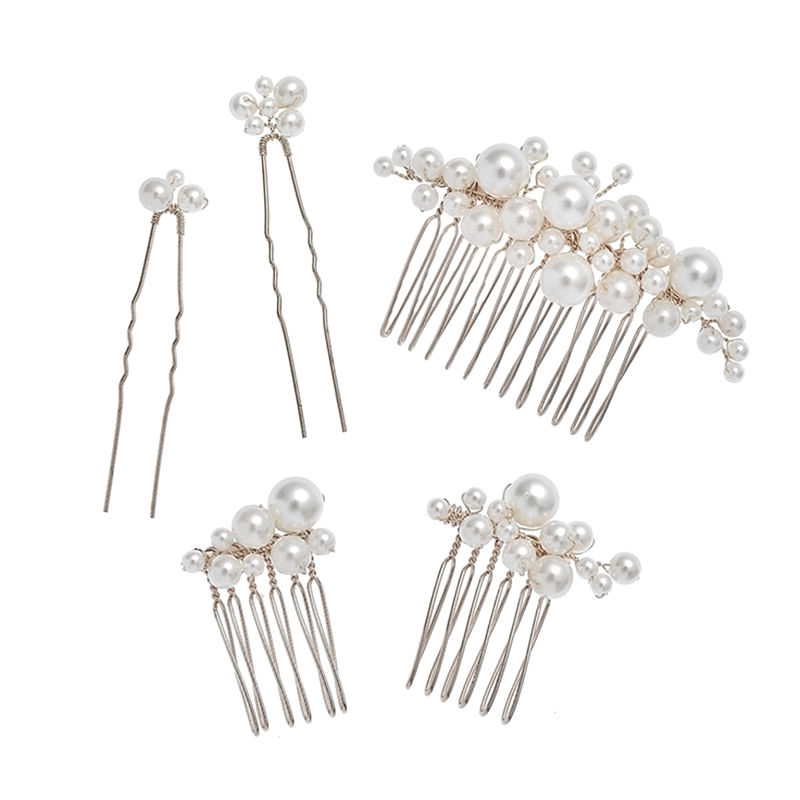ATHENA COLLECTION - CHIC HAIR PIN SET - SILVER PIN 41