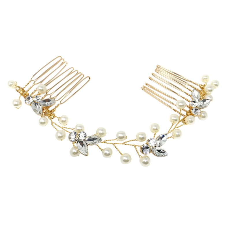 ATHENA COLLECTION - DAINTY PEARL VINE - GOLD (HP160)