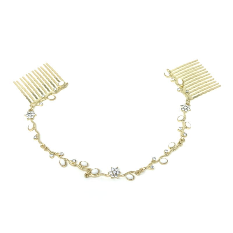 ATHENA COLLECTION - DAINTY CRYSTAL VINE - GOLD (HP161)
