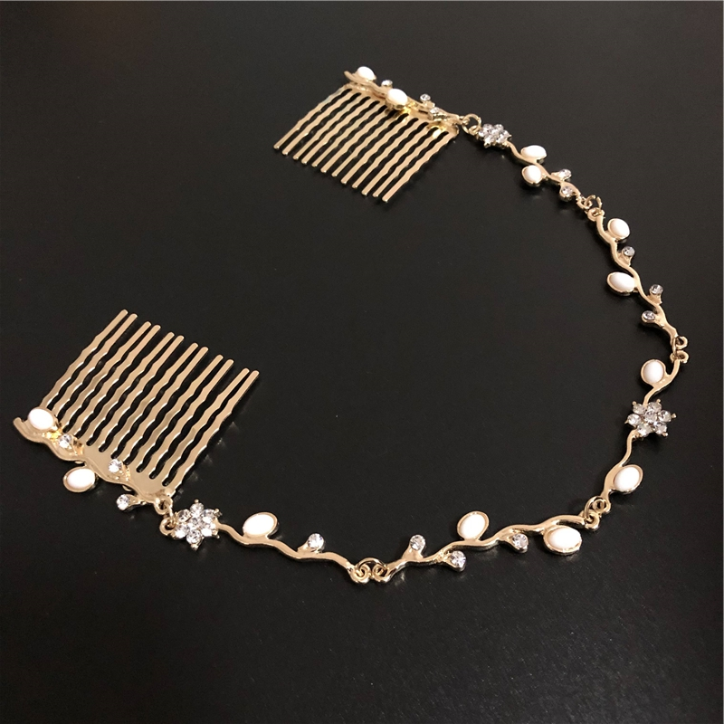 ATHENA COLLECTION - DAINTY CRYSTAL VINE - GOLD (HP161)