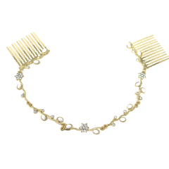 ATHENA COLLECTION - DAINTY CRYSTAL VINE - GOLD (HP161)