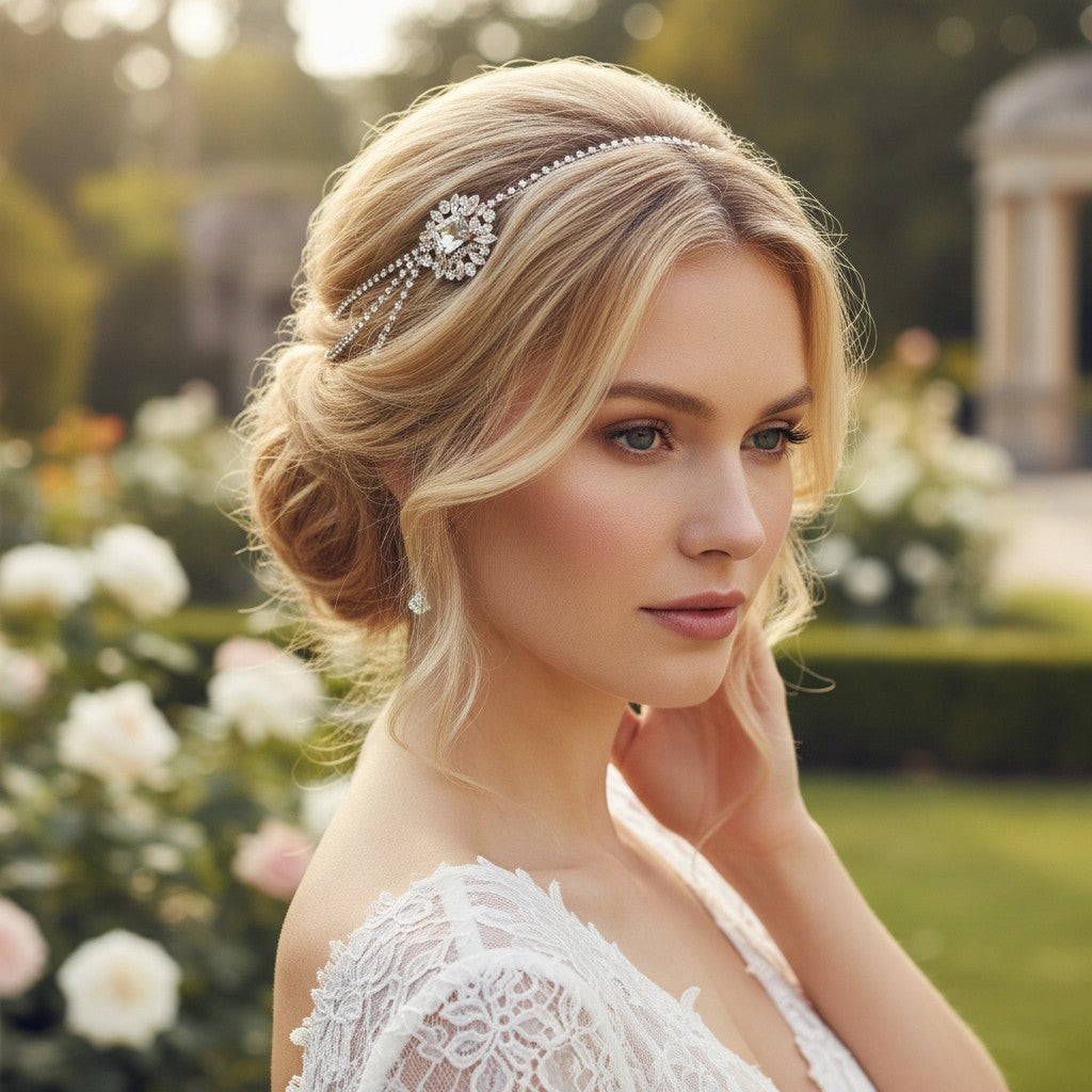 SASSB COLLECTION - VINTAGE  HEIRESS CRYSTAL HEADPIECE -HP33