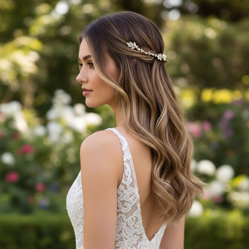 ATHENA COLLECTION - DAINTY CRYSTAL VINE - HC181 GOLD