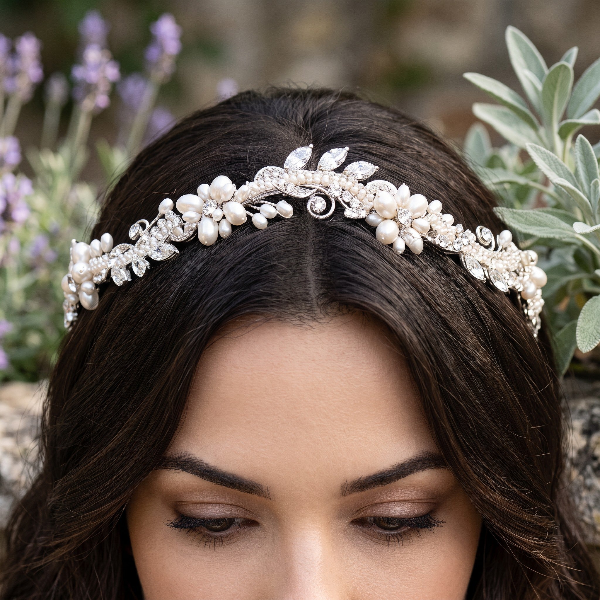 ATHENA COLLECTION - VINTAGE INSPIRED FLEXIBLE HEADBAND  AHB-4