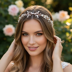 ATHENA COLLECTION - CHIC PEARL VINE  - HP171 - ROSE GOLD