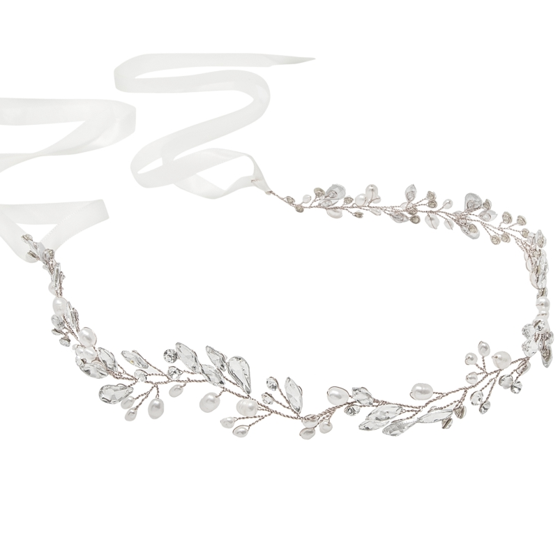 ATHENA COLLECTION - CHIC PEARL VINE - HP171 - SILVER