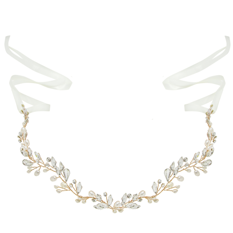ATHENA COLLECTION - CHIC PEARL VINE - HP171 - GOLD