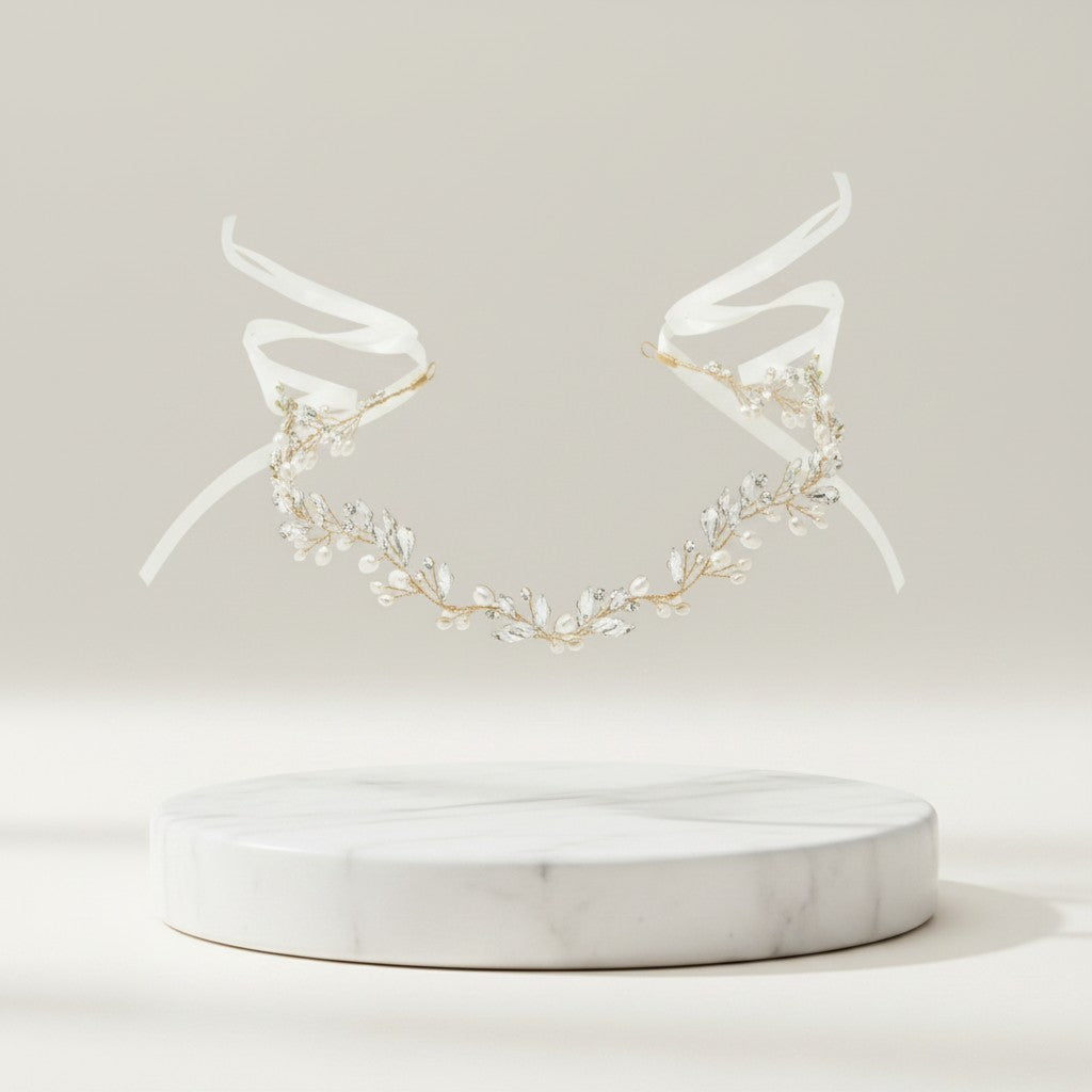 ATHENA COLLECTION - CHIC PEARL VINE - HP171 - GOLD