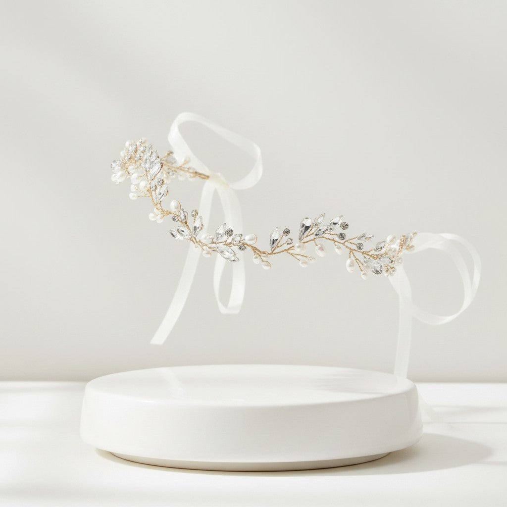 ATHENA COLLECTION - CHIC PEARL VINE - HP171 - GOLD
