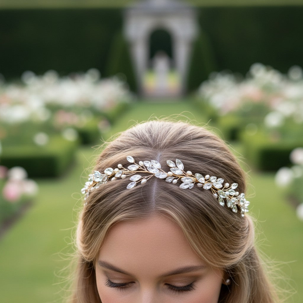 ATHENA COLLECTION - CHIC PEARL VINE - HP171 - GOLD