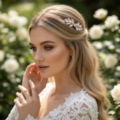 ATHENA COLLECTION - DAINTY DIVINE HAIR COMB - HC197 -GOLD