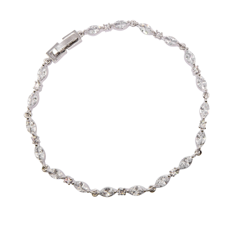CIBIC ZIRCONIA COLLECTION - CRYSTAL DROP NECKLACE SET - 3 PIECE SET - CZNK96