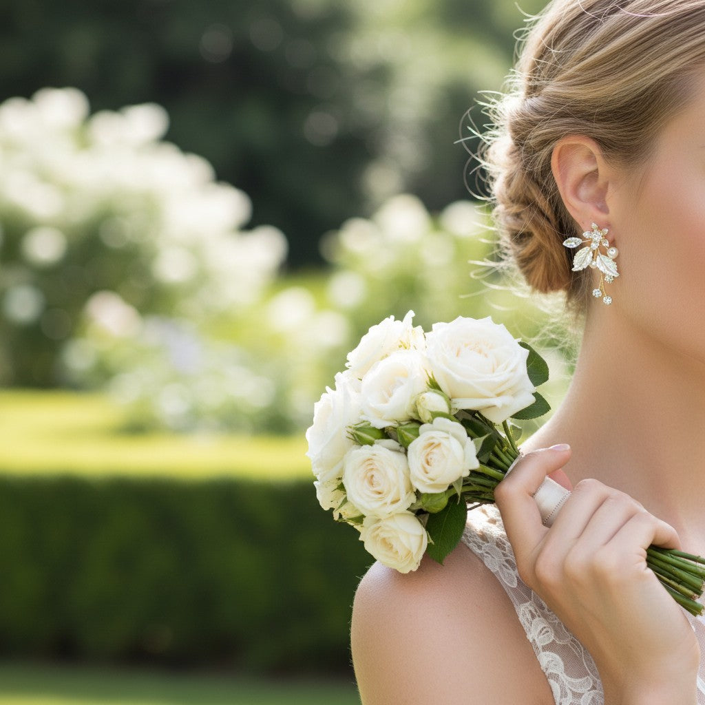 ATHENA COLLECTION - FLORAL ROMANCE EARRING COLLECTION - THREE PAIRS