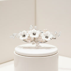 ATHENA COLLECTION - CHARLOTTE LUXE HAIR CLIP - CLIP 753 (SILVER)