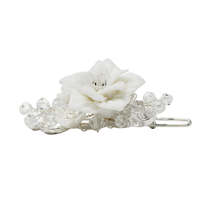 ATHENA COLLECTION - VINTAGE CHIC HAIR CLIP - CLIP 754 (SILVER)