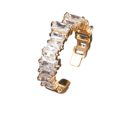 ATHENA COLLECTION - DIVINE CRYSTAL RING - ADJUSTABLE - ROSE GOLD R6