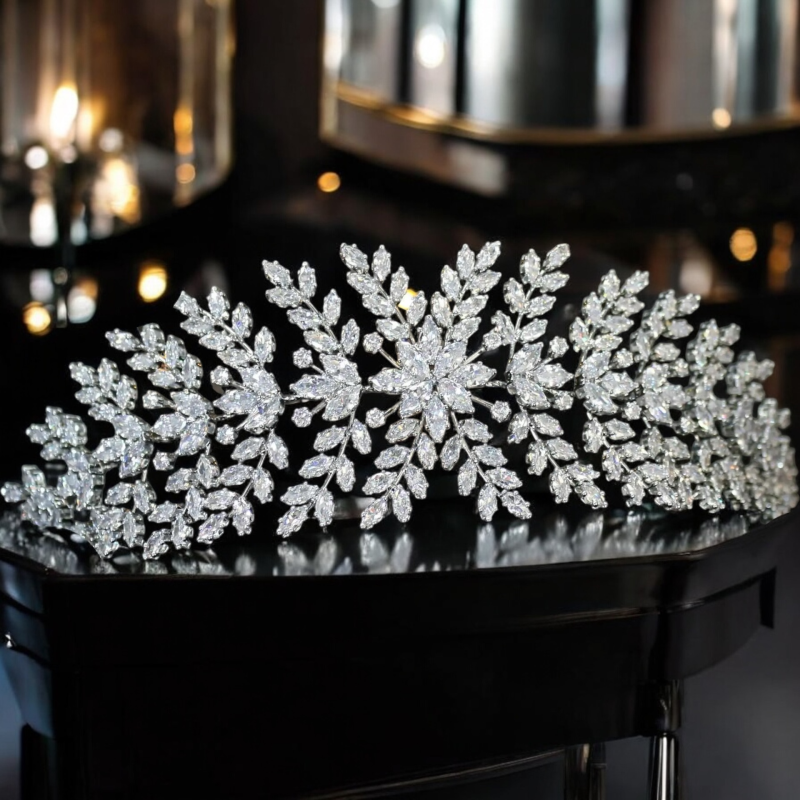 CUBIC ZIRCONIA COLLECTION - STARLET EXTRAVAGANCE HEADPIECE - AHB27
