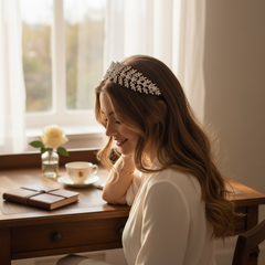 CUBIC ZIRCONIA COLLECTION - STARLET EXTRAVAGANCE HEADPIECE - AHB27