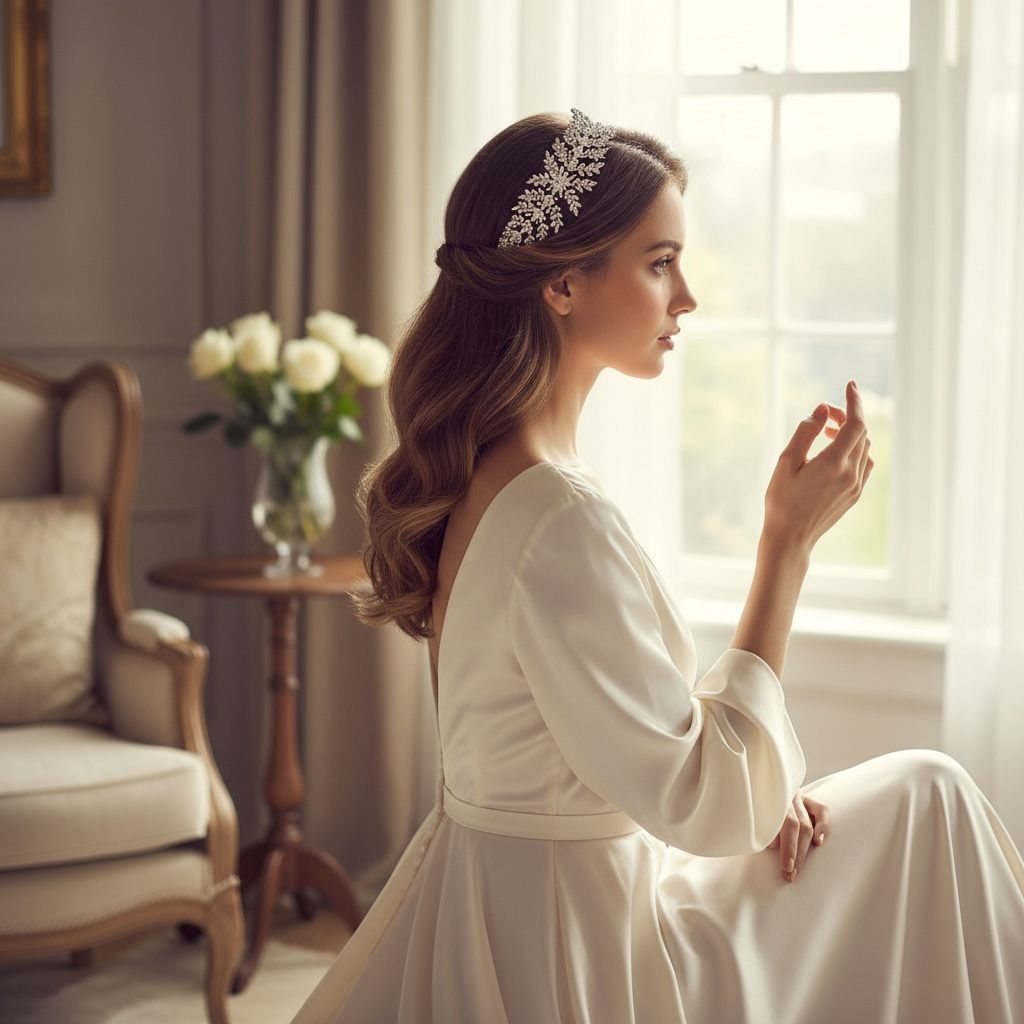 CUBIC ZIRCONIA COLLECTION - STARLET EXTRAVAGANCE HEADPIECE - AHB27