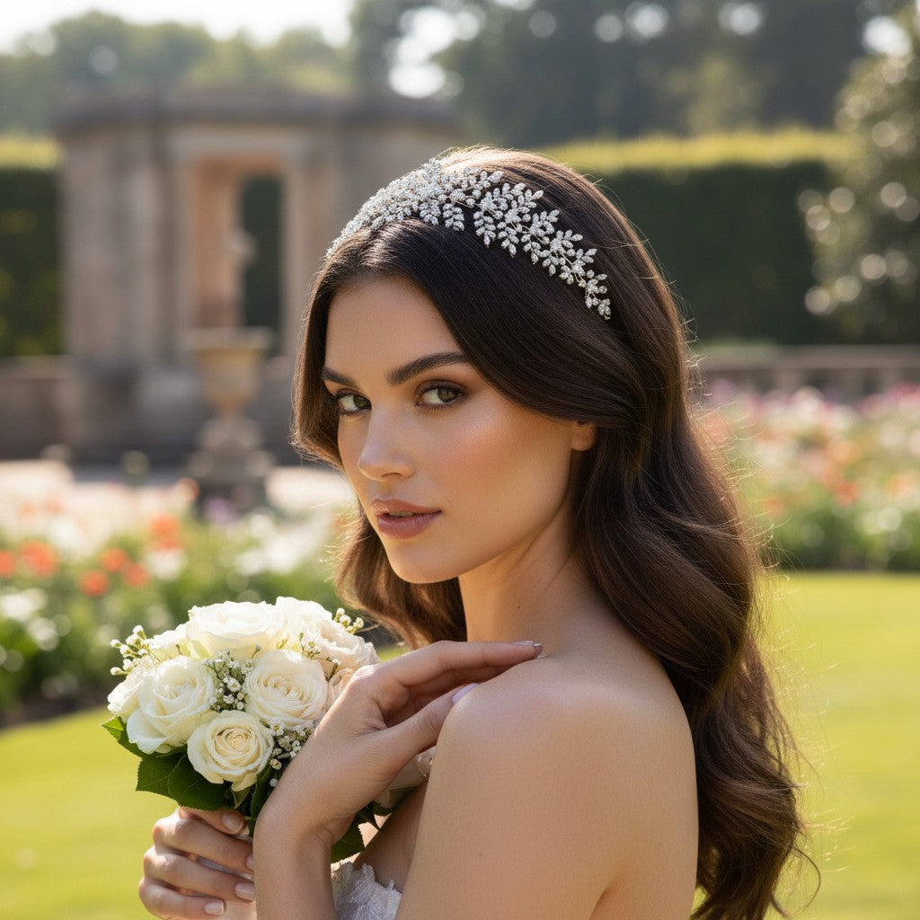 CUBIC ZIRCONIA COLLECTION - STARLET EXTRAVAGANCE HEADPIECE - AHB27