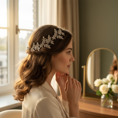 CUBIC ZIRCONIA COLLECTION - GLITZY GLAM HEADPIECE - AHB30