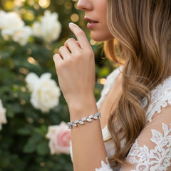 CZ COLLECTION - CLASSIC CRYSTAL BRACELET - CZBRA49 SILVER