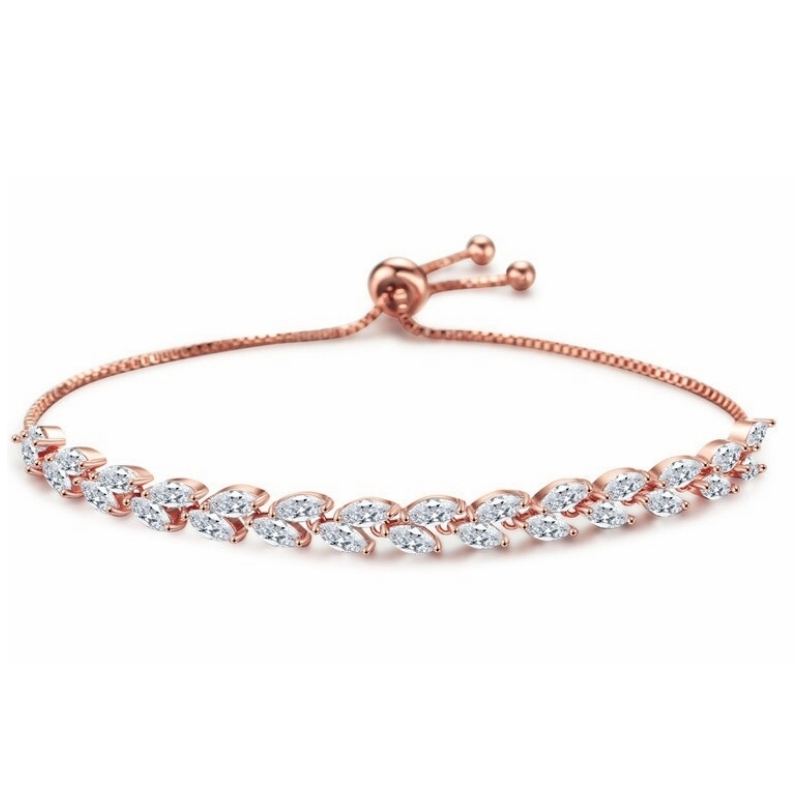 CZ COLLECTION - CLASSIC CRYSTAL BRACELET - CZBRA29 ROSE GOLD