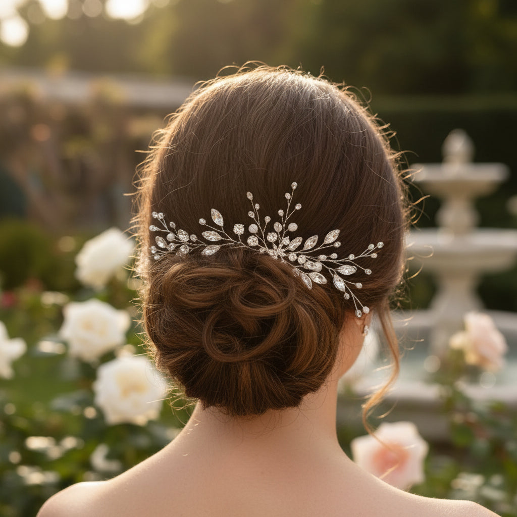 ATHENA COLLECTION - CRYSTAL STARBURST  HAIR PIN - PIN 46