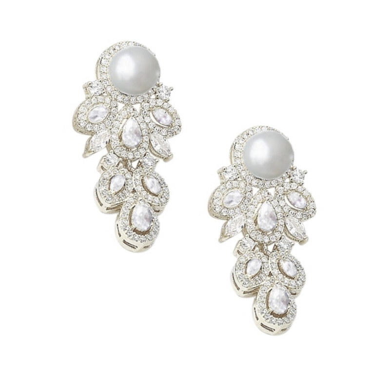 CUBIC ZIRCONIA COLLECTION - STARLET ALLURE EARRINGS - CZER512