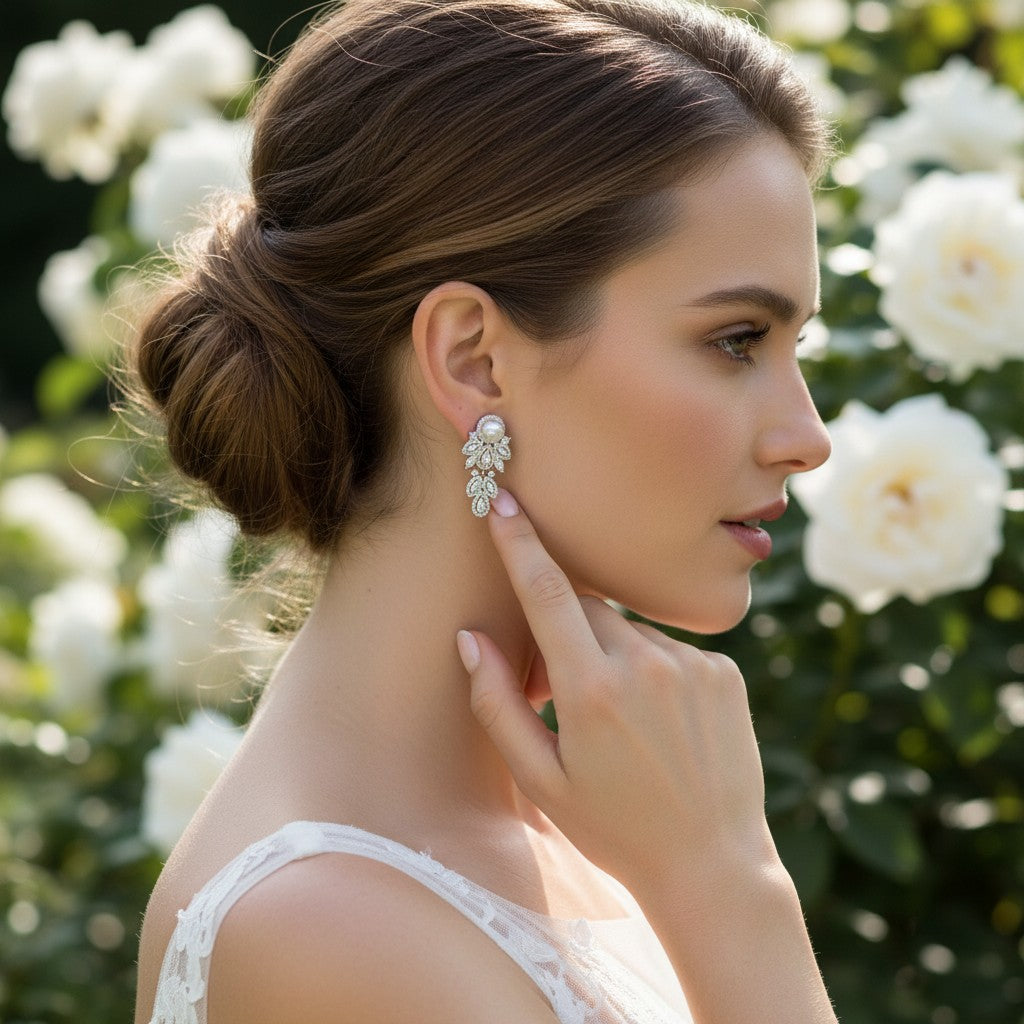 CUBIC ZIRCONIA COLLECTION - STARLET ALLURE EARRINGS - CZER512