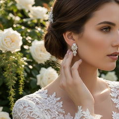 CUBIC ZIRCONIA COLLECTION - STARLET ALLURE EARRINGS - CZER512