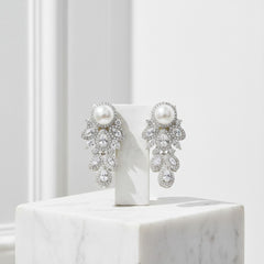 CUBIC ZIRCONIA COLLECTION - STARLET ALLURE EARRINGS - CZER512