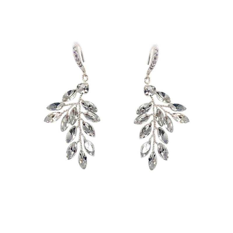 ATHENA COLLECTION - CHIC CRYSTAL VINE SET - HP175 - SILVER SET