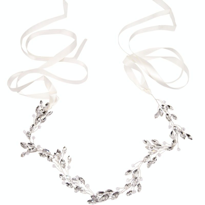 ATHENA COLLECTION - CHIC CRYSTAL VINE SET - HP175 - SILVER SET