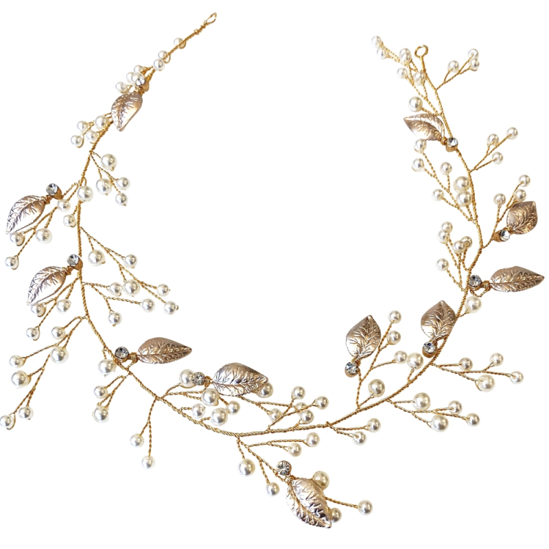 ATHENA COLLECTION - STARLET ELEGANCE  HAIR VINE - GOLD HP179