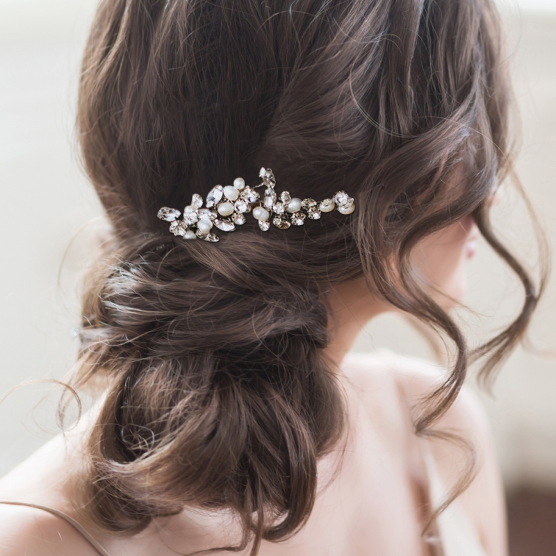 ATHENA COLLECTION - FRESHWATER PEARL PIN - PIN37 14K GOLD