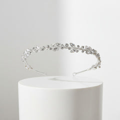 ATHENA COLLECTION - CRYSTAL CHIC HEADBAND - AHB-52 SILVER