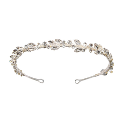 ATHENA COLLECTION - CRYSTAL CHIC HEADBAND - AHB-52 SILVER